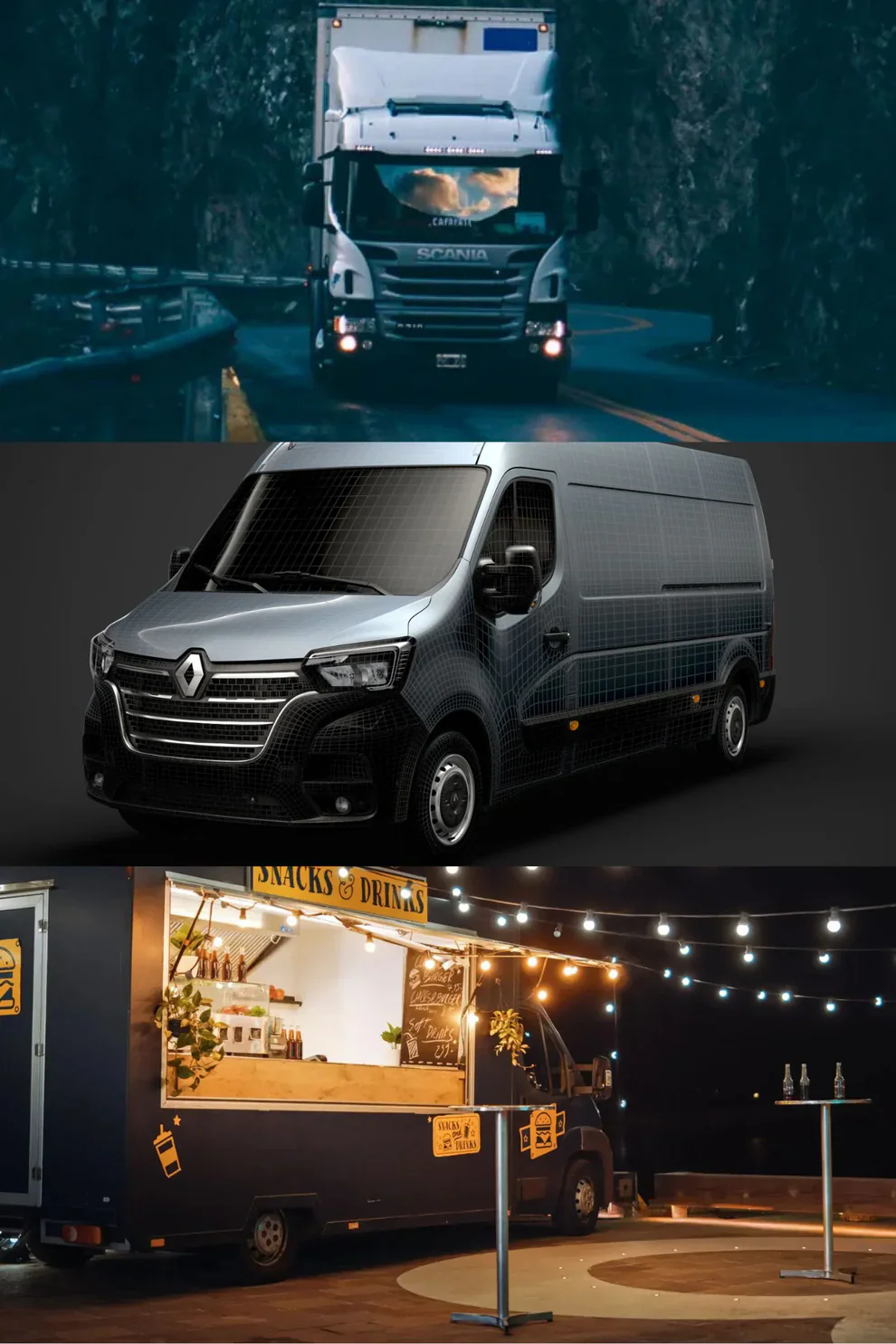 Covering camion